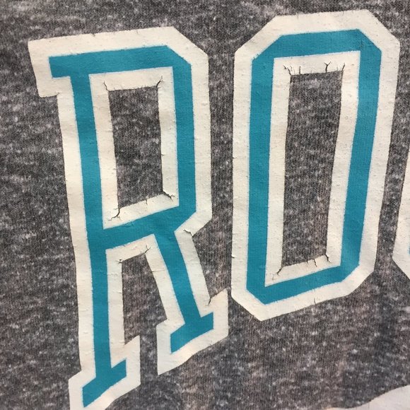 ROOTS pink & grey baseball tee - size XXL - Picture 3 of 7